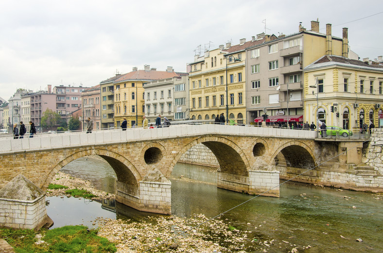 Sarajewo, Most Łaciński na rzece Miljacka