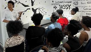 Natures Gentle Touch holds 13th natural hair workshop.