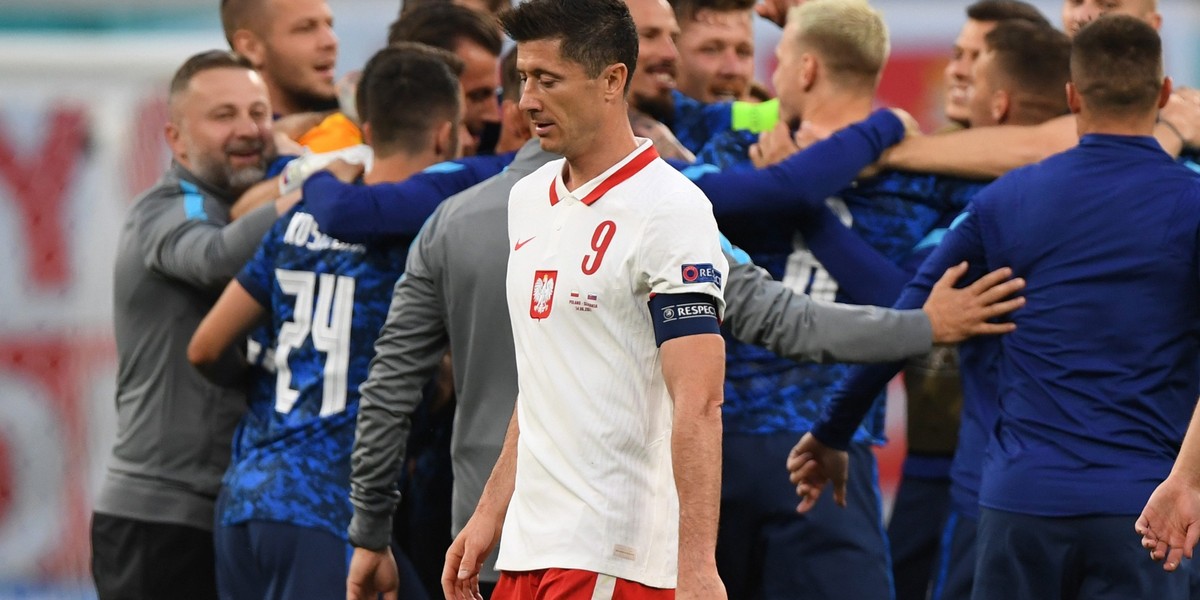 Robert Lewandowski zagrał ze Słowacją w pierwszym meczu Polaków na Euro 2020. Nie był to udany występ