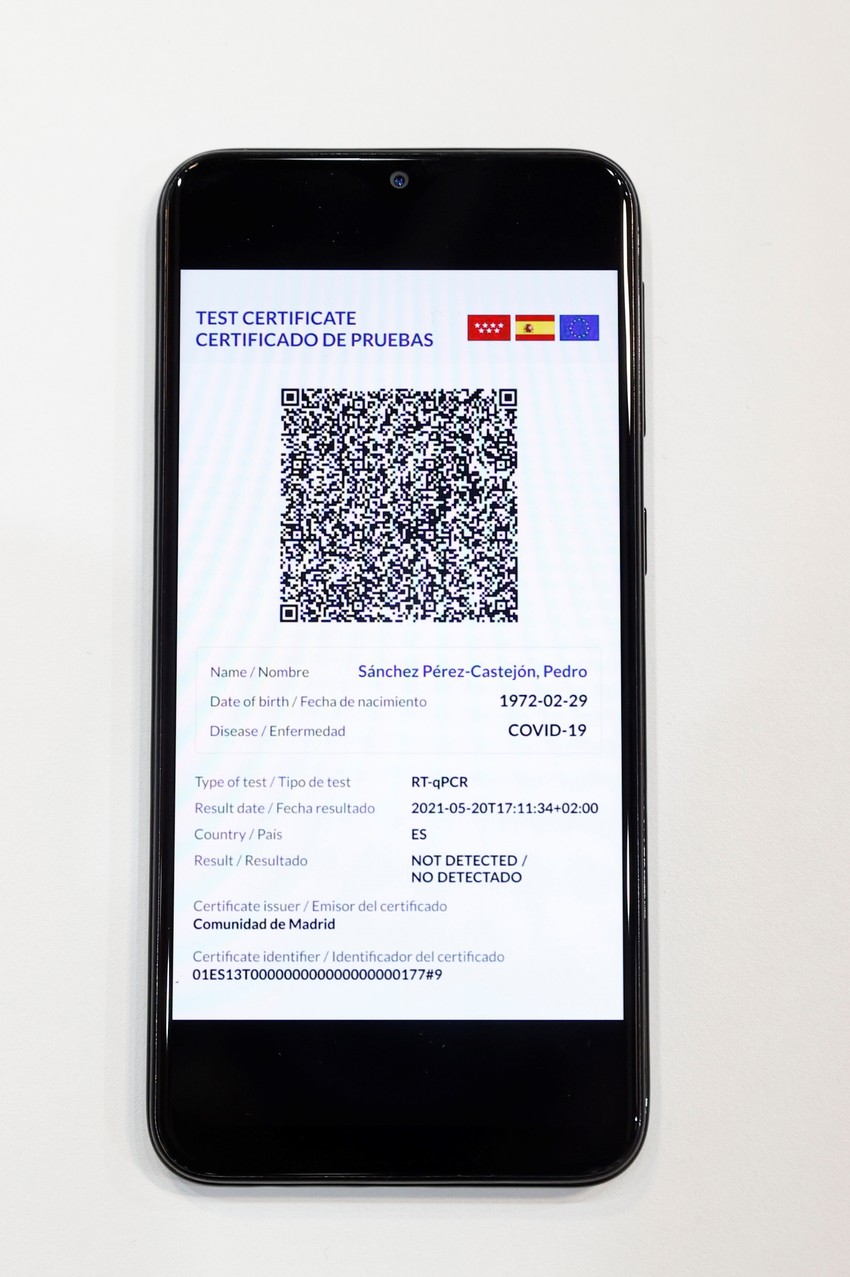 Evropski digitalni sertifikat