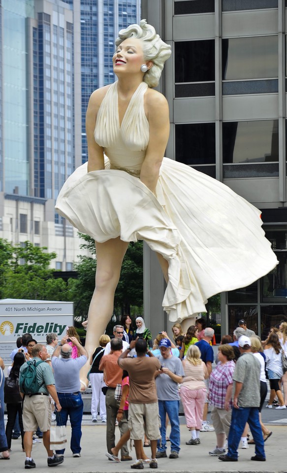 8-metrowa Marilyn Monroe