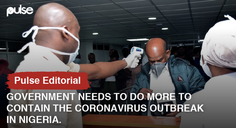 Government needs to do more to contain the Coronavirus outbreak in Nigeria