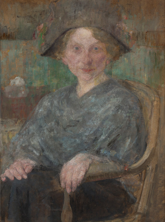 Olga Boznańska, Portret Henryki Marii Kurnatowskiej, 1913