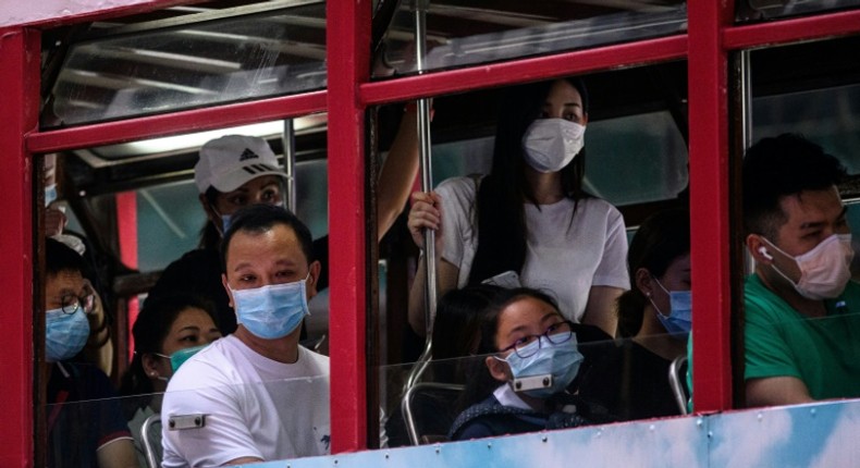 Masks, which are already widely worn, are now mandatory on public transport in Hong Kong