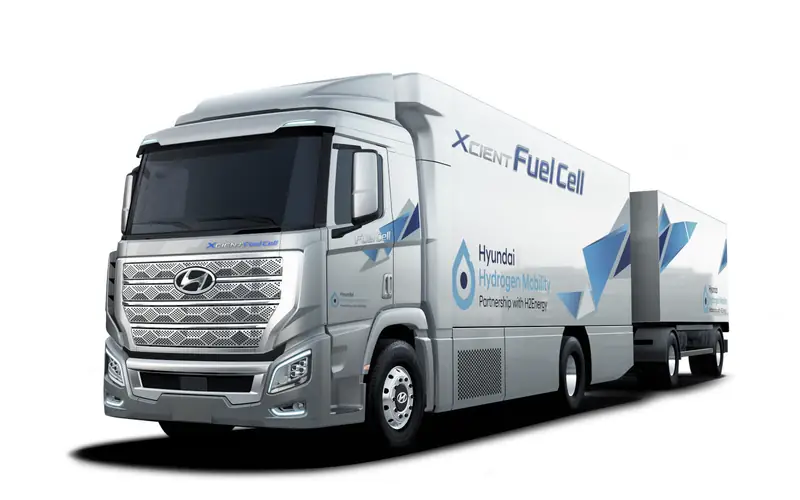 Hyundai history fuel cell technology truck