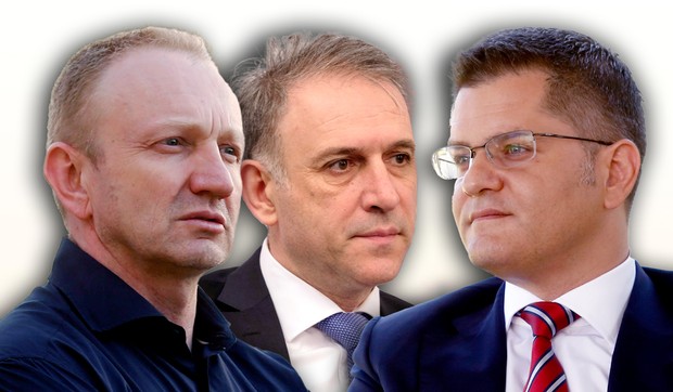 Dragan Đilas, Zdravko Ponoš i Vuk Jeremić 