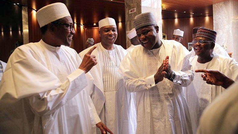 President Muhammadu Buhari, Senate President Bukola Saraki and Speaker Yakubu Dogara once belonged to same political party  