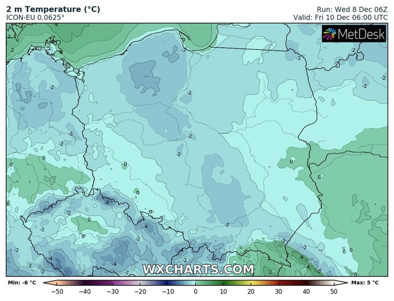 W Bieszczadach temperatura pozostanie dodatnia