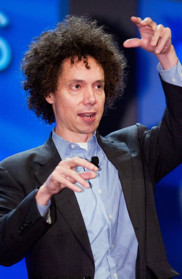 Malcolm Gladwell, autor książki "Poza schmatem" obala amerykański mit self-made-mana. Fot. Bloomberg