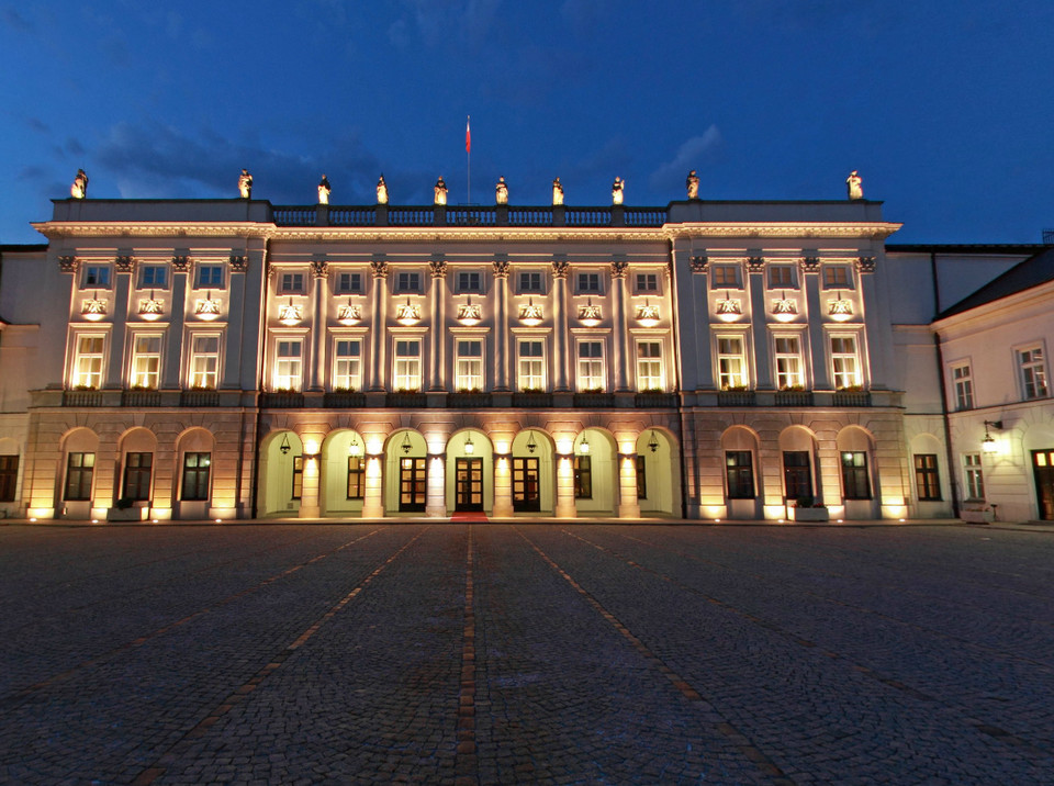 Widok ogólny Pałacu Prezydenckiego 