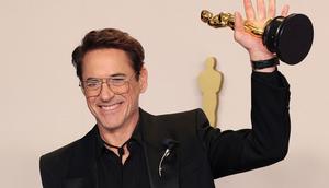 Robert Downey Jr won his first Oscar, for best supporting actor for Oppenheimer