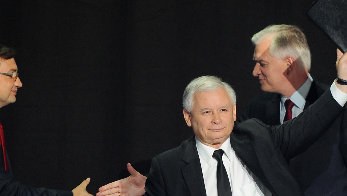 Zbigniew Ziobro Jarosław Gowin Jarosław Kaczyński Zjednoczona Prawica PiS polityka Prawo i Sprawiedliwość Polska Razem Solidarna Polska