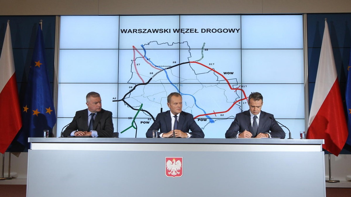 Rząd obiecuje najdalej do 2019 r. zakończyć budowę całej obwodnicy Warszawy. Południowa część obwodnicy powstanie kosztem opóźnienia budowy odcinków trasy S7, budowa wschodniego odcinka ma ruszyć w 2017 r. - ogłosili w czwartek premier i minister transportu.