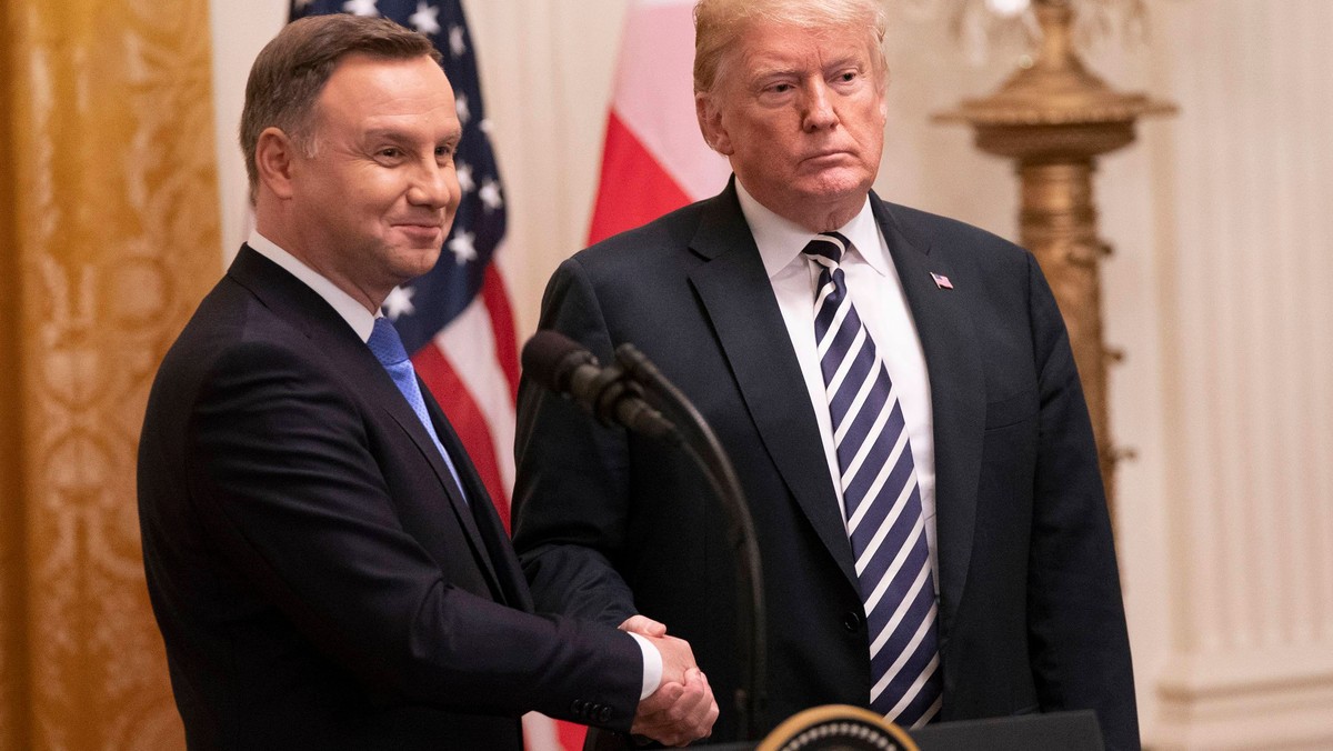 Andrzej Duda i Donald Trump