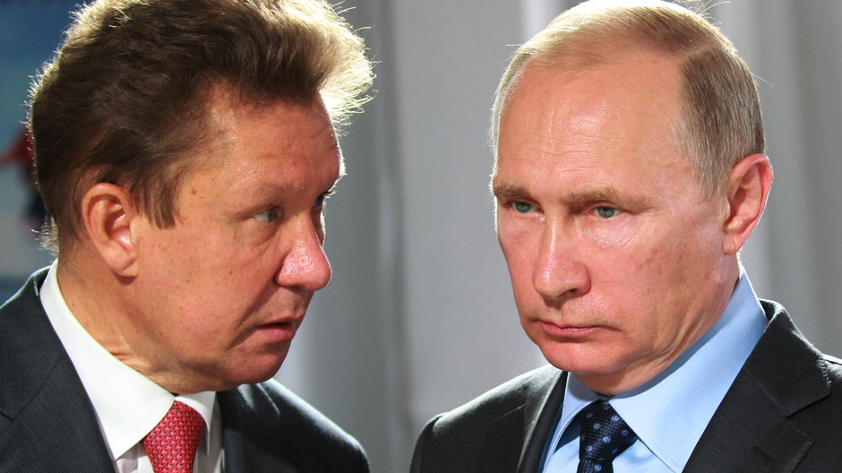 Aleksiej Miller i Władimir Putin