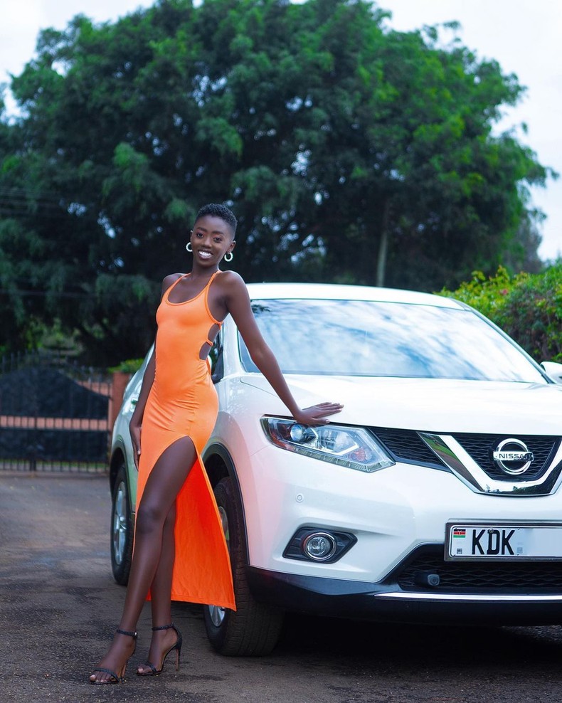 Akothee's daughter Rue Baby purchases new car 