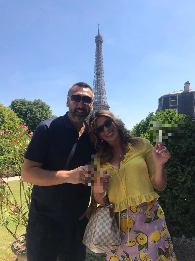 Mladen Baron i Ena Popov u Parizu