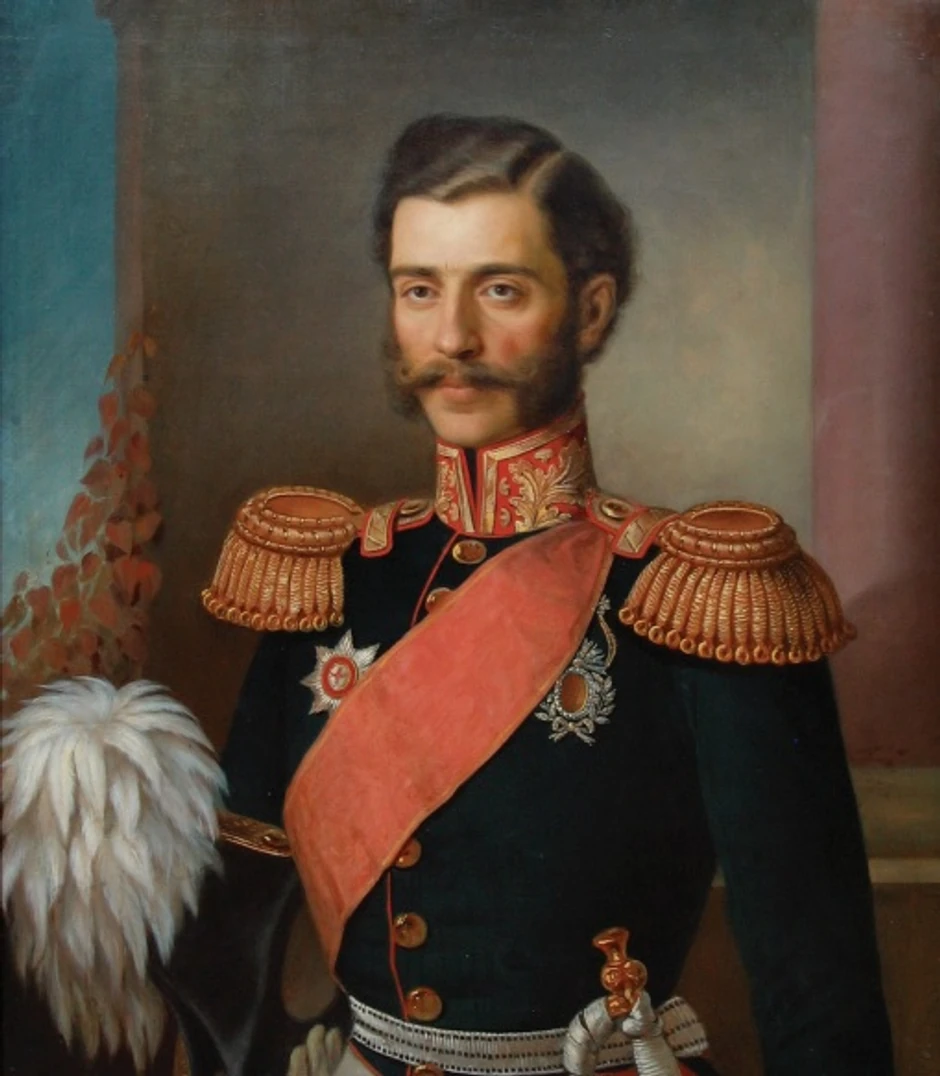 Johanes Bes, Knez Mihailo Obrenović, 1856. Narodni muzej u Beogradu