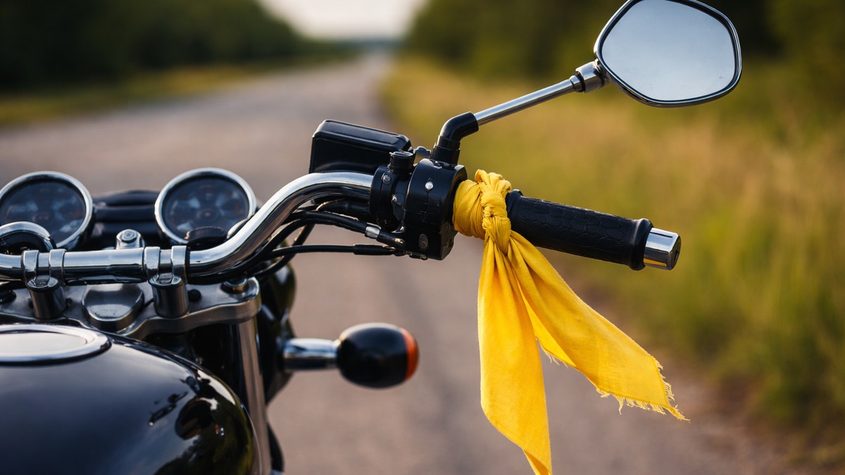 Zuta marama na motoru