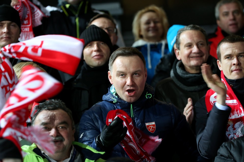 Prezydent Andrzej Duda spotkał się z polskimi skoczkami narciarskimi