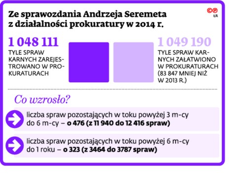 Ze sprawozdania Andrzeja Seremeta z działalności prokuratury w 2014 r.
