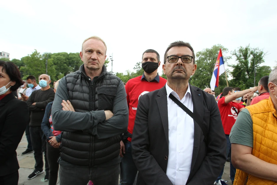  Dragan Đilas i Janko Veselinović