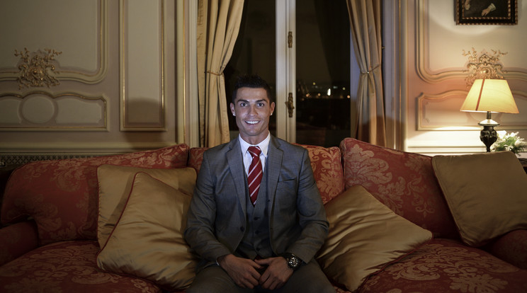 Ronaldo a hotelpiacra is betört /Fotó: AFP