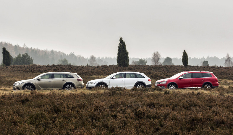 Używane kombi idealne na złe drogi - Passat Alltrack kontra A4 Allroad i Insignia Country Tourer