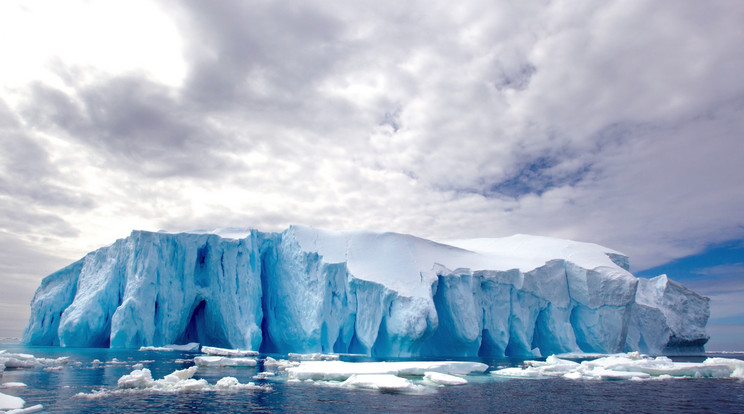Az időjárás miatt 2016 utolsó hónapjaiban napi 75 ezer négyzetkilométer jég tűnt el az Antarktiszon/Fotó: AFP