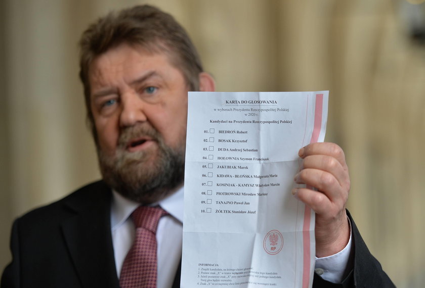 Stanisław Żółtek, kandydat na urząd prezydenta Polski, twierdzi, że doszło do wycieku pakietu wyborczego