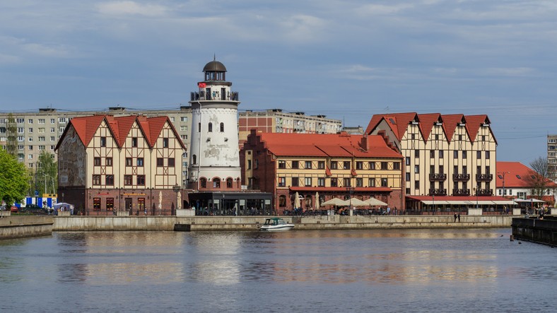 "Wioska rybacka" — replika pruskiej wioski w centrum Kaliningradu