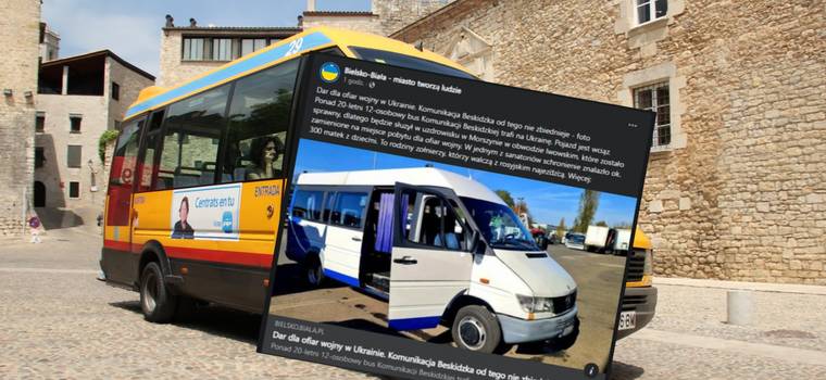 Używany bus z Bielska trafi do Ukrainy. Będzie pomagać ofiarom wojny