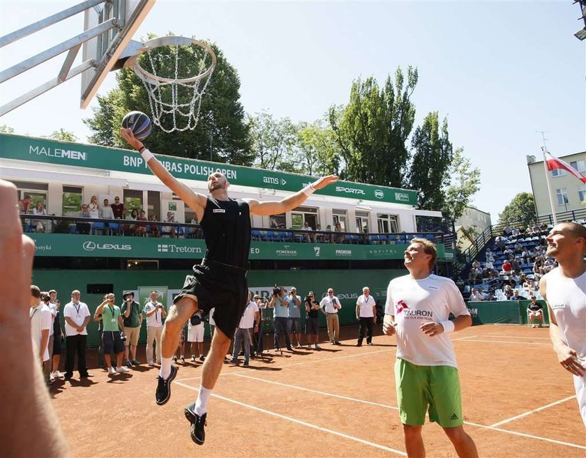 Gortat szalał na korcie