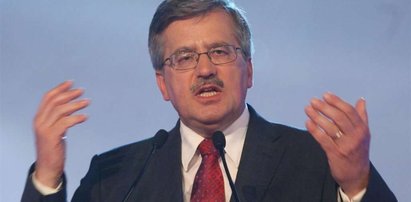 Komorowski: Kaczyńskiego mam w nosie