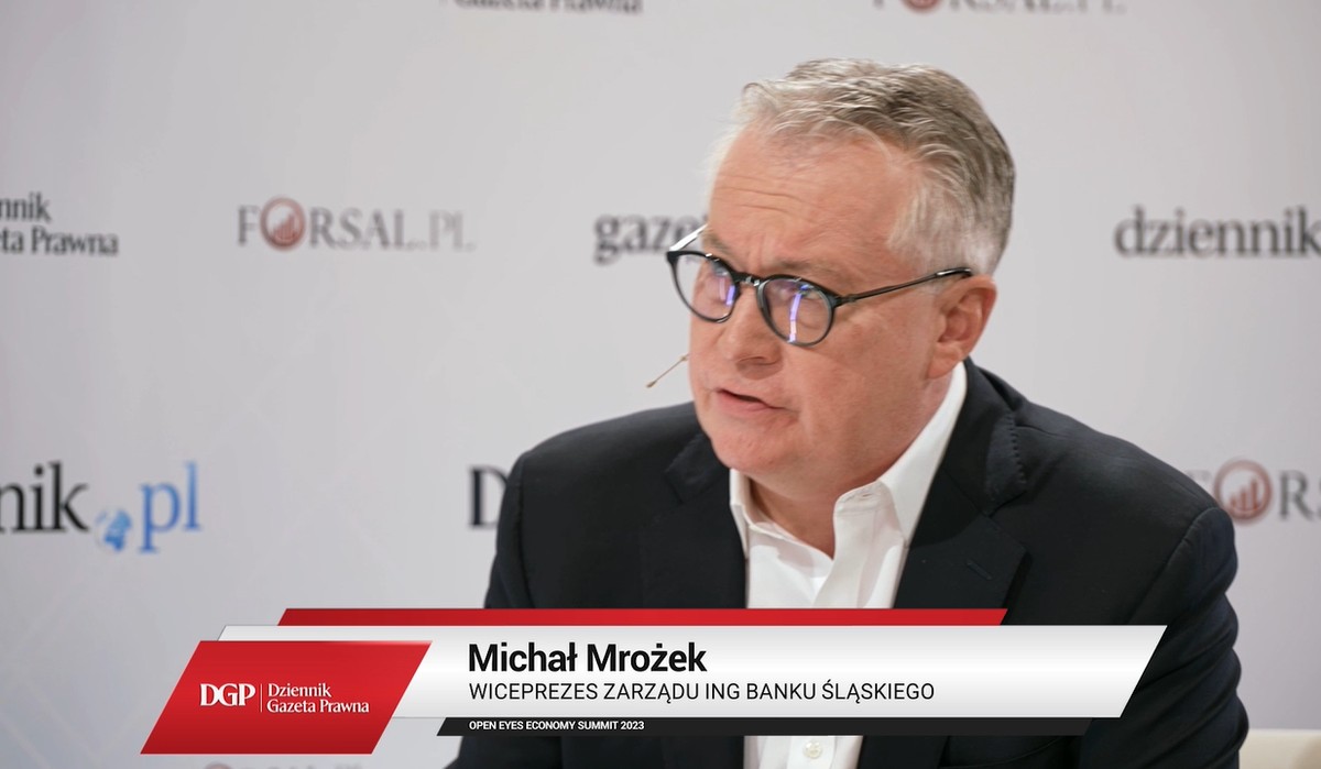Michał Mrożek, wiceprezes ING Banku Śląskiego