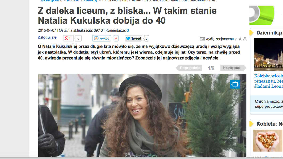 Natalia Kukulska na celowniku skretyniałych pracowników mediów. Ma śmiałość się starzeć i mieć zmarszczki. Jak ona śmie!