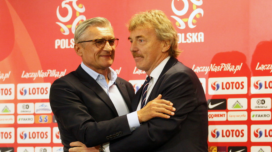 Adam Nawałka i Zbigniew Boniek