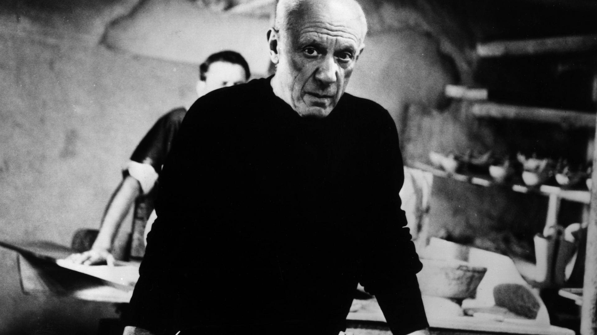 Pablo Picasso w 1957 r.