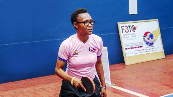 The little known Bose Kaffo is one of the best Nigerian table tennis players to ever play the game (Image/ITTF)