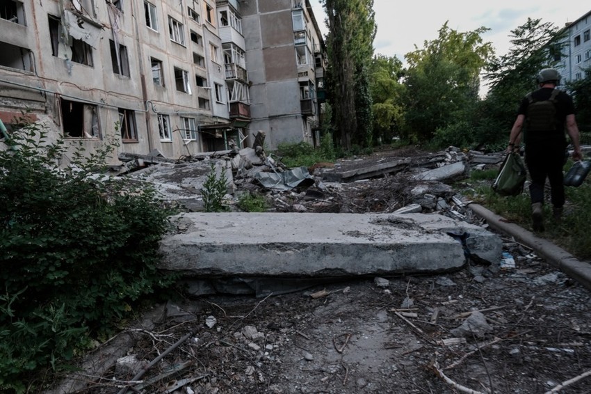 Mirnograd 11. juna 2025. nakon ruskog napada