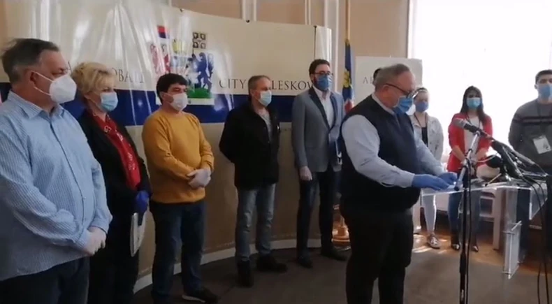 Gradonačelnik Leskovca Goran Cvetanović