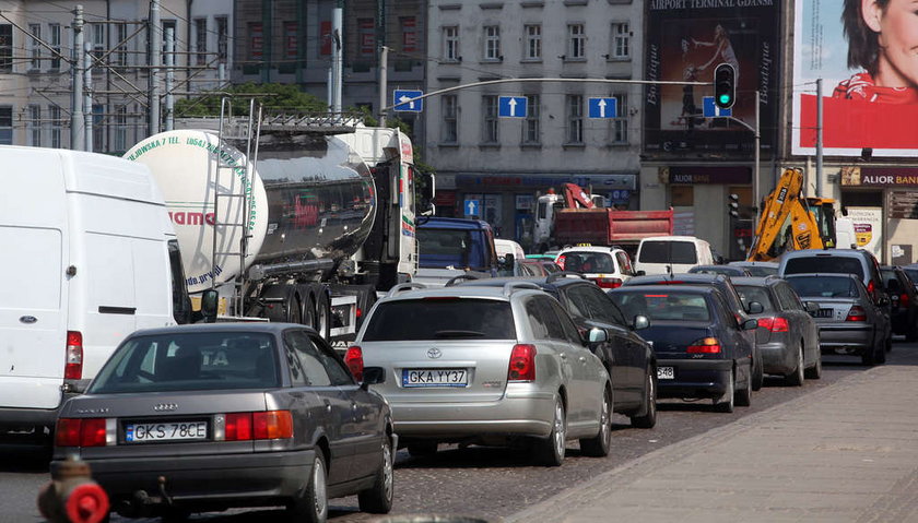 STRAJK TAKSOWKARZY W GDANSKU