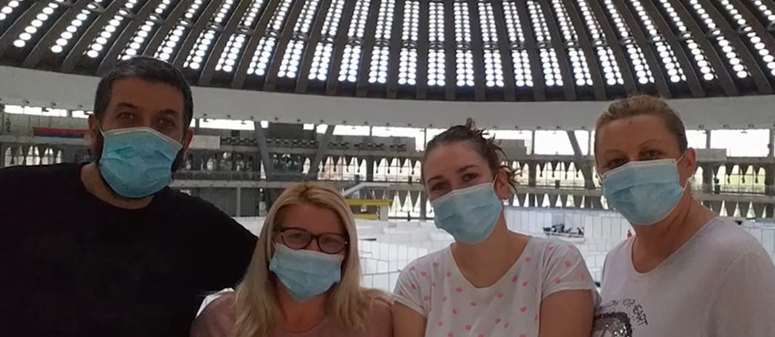 Slavica je sa nekoliko kolega nakon pozitivnog testa na korona virus smeštena u privremenu bolnicu na Sajmu