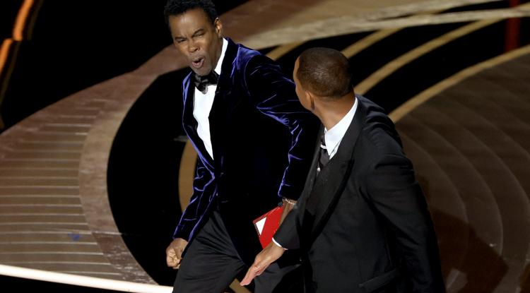 Will Smith megpofozza Chris Rockot az Oscar-gálán Fotó: Getty Images