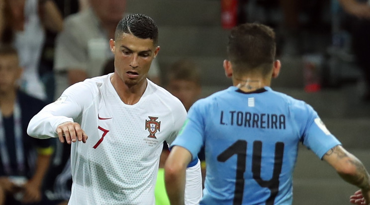 Ronaldo a portugálokkal a nyolcaddöntőben búcsúzott el a világbajnokságtól /Fotó: MTI/EPA-Mohamed Messara