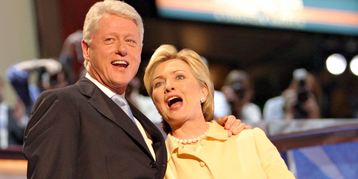 Bill i hillary Clinton