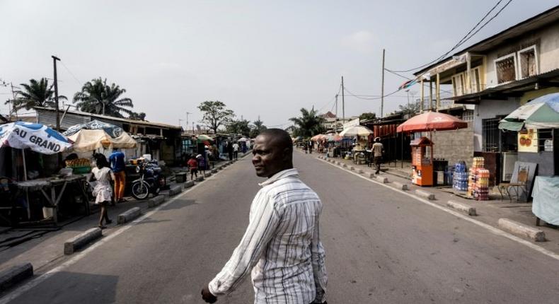 Two-thirds of shops and banks were closed for Kinshasa's anti-Kabila strike, AFP journalists reported