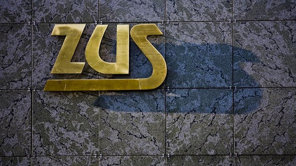 zus logo złote