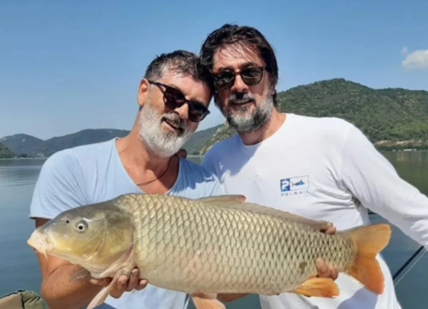 Vojin Ćetković sa bratom Bojanom