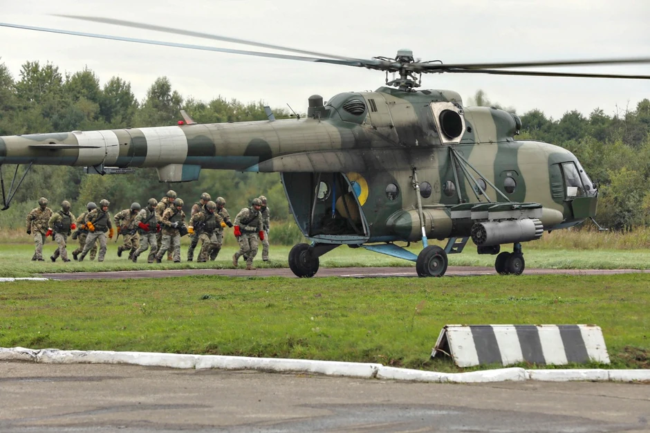 Ukrajinski vojnici u vežbi